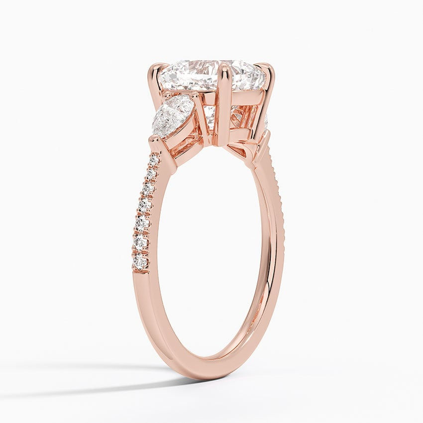 Miniatura: Opera Accented Three Stone Diamond Engagement Ring