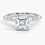 Miniatura: Carol - 14k Asscher Cut with Round/Marquise Band and Hidden Halo