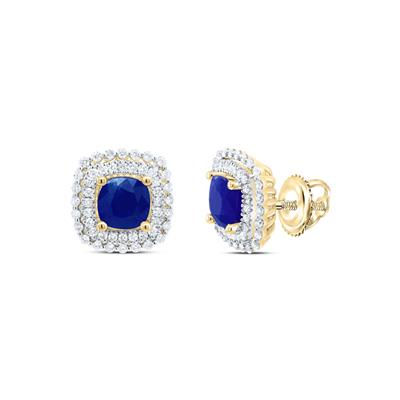 5/8CTW-DIA ANA M 6 MM CU-BS NAT GEM EARRING