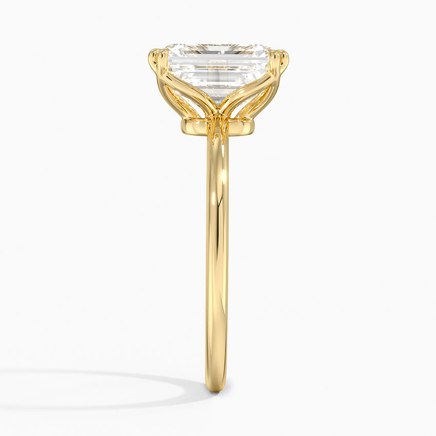 Miniatura: Adeline - 14k Double Prong Emerald Cut Solitaire