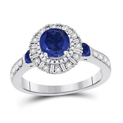 Diamond and Sapphire Ring
