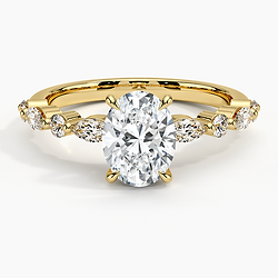Oval Diamond Engagement Ring