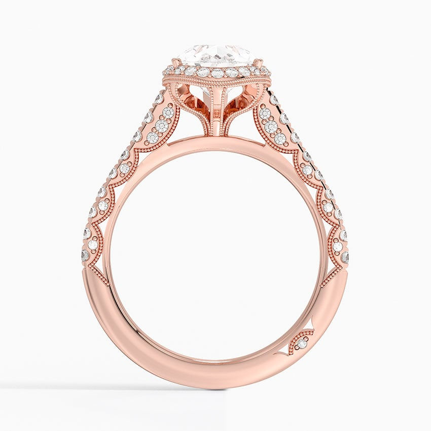 Miniatura: Lorelei Hidden Halo Bridal Ring