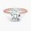 Miniatura: Ivey - 14k Radiant Cut Solitaire with Four White Gold Prongs