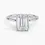 Thumbnail: Megan - 14k Emerald Cut Solitaire
