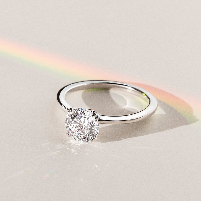 Thumbnail: Aveline Solitaire Engagement Ring