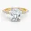 Miniatura: Chanel - 14k Radiant Cut with Round/Marquise Band and Hidden Halo