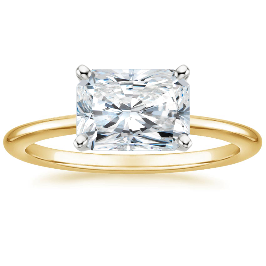 Miniatura: Inaya - Horizontal Low Set Comfort Fit Solitaire