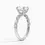 Miniatura: Aubrey - 14k Cushion Cut with Round/Marquise Band and Hidden Halo