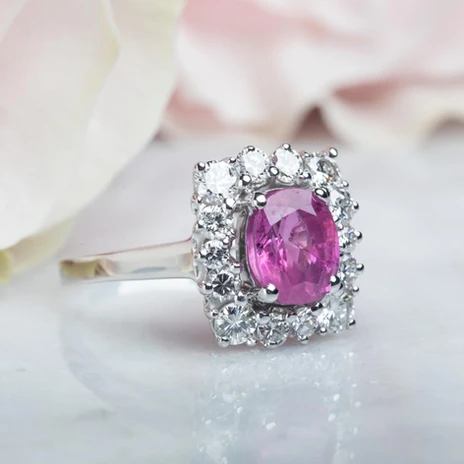 pink diamond ring