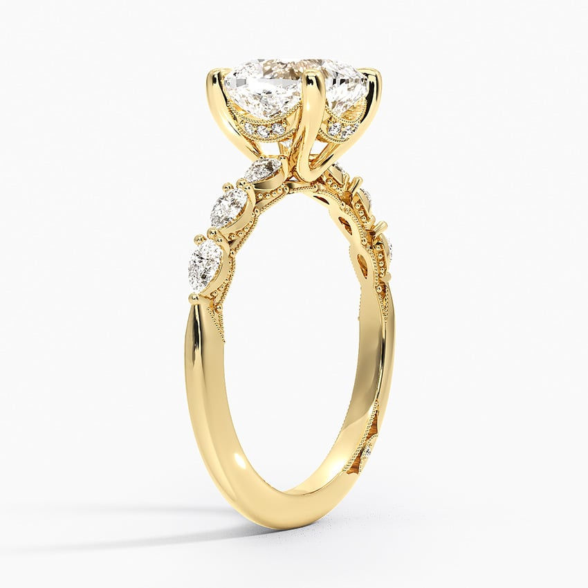 Miniatura: Noelle - Milgrain Pear Band