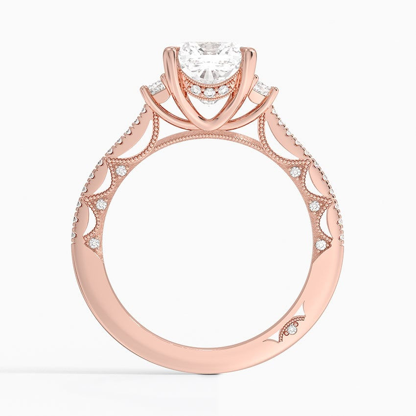 Miniature : Iris - Three Stone Crown Detail