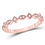 Miniature : Diamond Accent Stackable Band