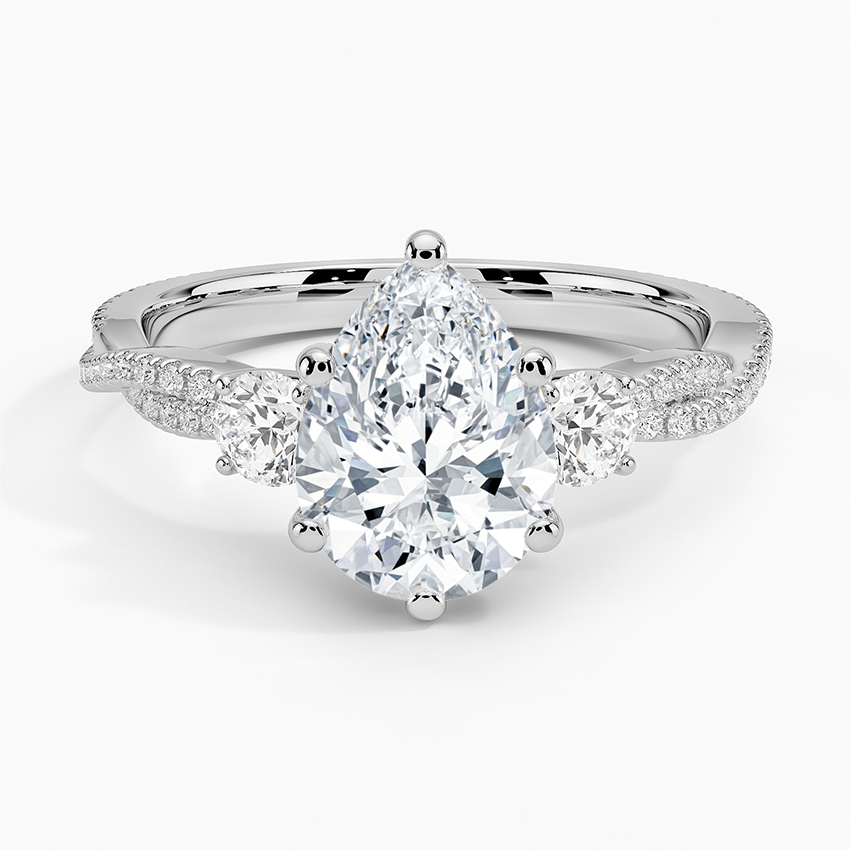 Miniatura: Addison - Three Stone Petite Twisted Vine
