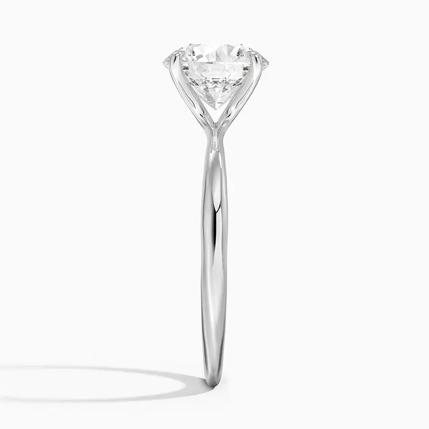 Miniature : Lavinia - 14k Classic Round Solitaire with High Setting