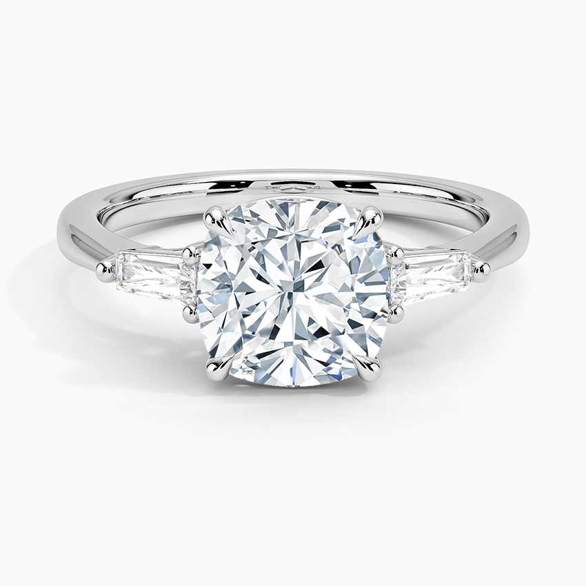 Rose Hidden Halo Bridal Ring