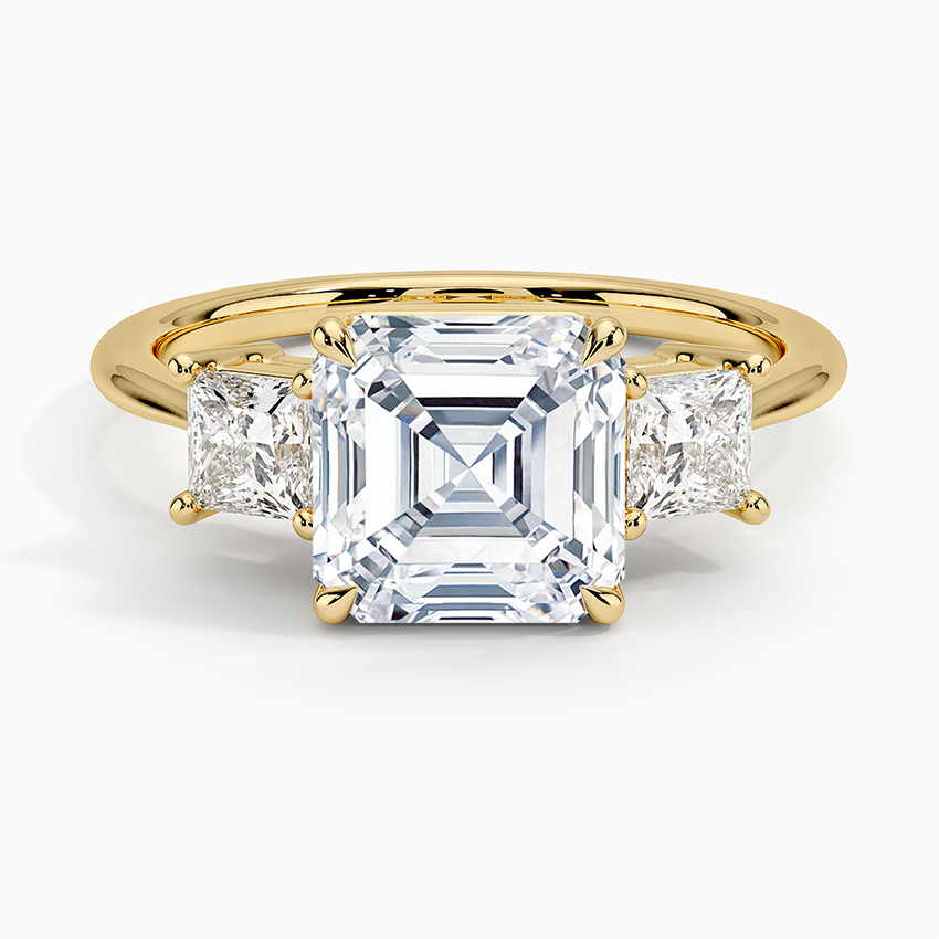 Thumbnail: Adeline - Princess Cut Three Stone