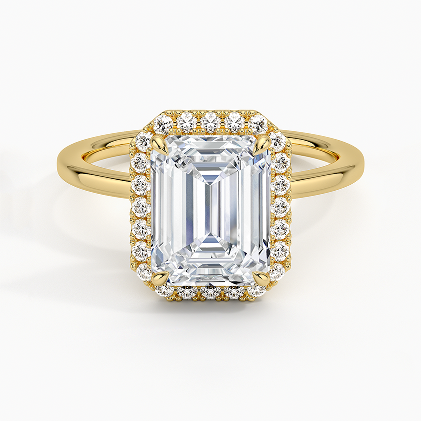 Miniature : Kaia Vintage Inspired Halo Ring