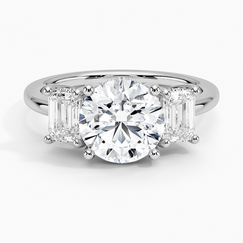 Miniatura: Emery - Emerald Cut Three Stone