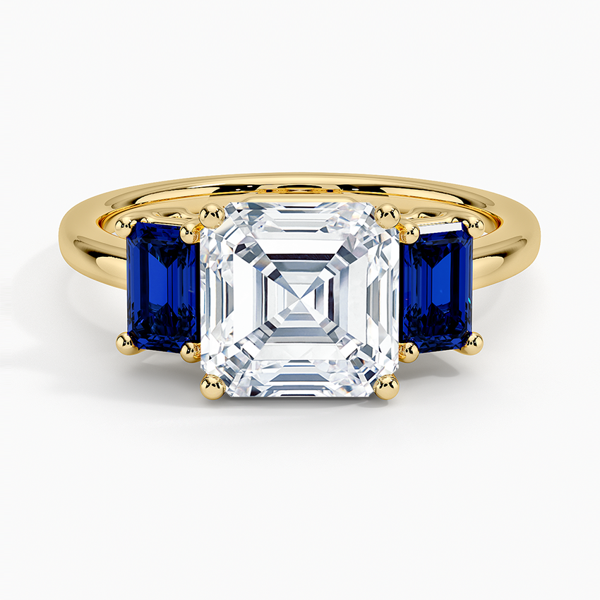 Thumbnail: Juliana - Three Stone Sapphire