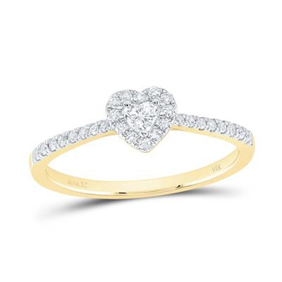 1/4CTW-DIA ANA M FASHION PROMISE HEART RING