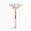 Miniatura: Lara - 14k Marquise Solitaire with Secret Halo