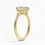 Miniatura: Zoey - 14k Oval Cut Center with Two Pear Side Stones