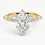 Miniature : Camile - 14k Marquise Cut with Round/Marquise Band and Hidden Halo