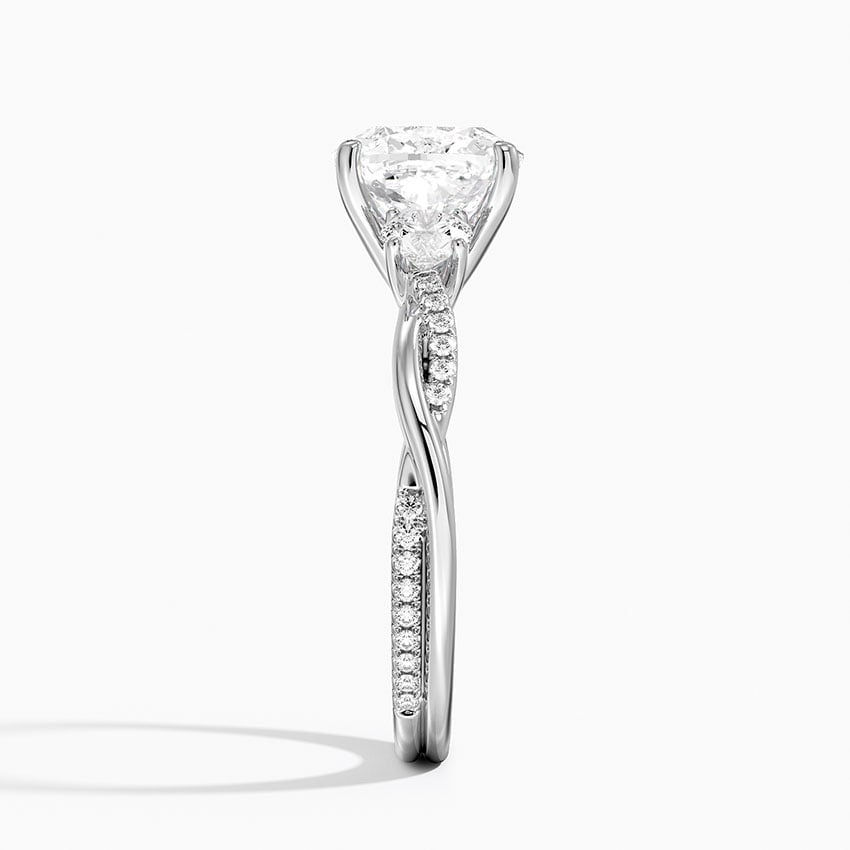 Thumbnail: Ruby - Three Stone Twist