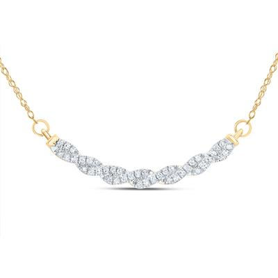 1/5CTW-DIA CN 8.10MM GIFT NECKLACE (18 INCH)