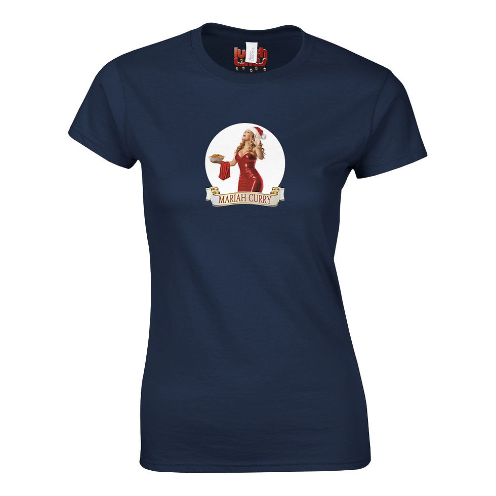 Thumbnail: Curry (Mariah) - Womens t-shirt (Christmas Edition)