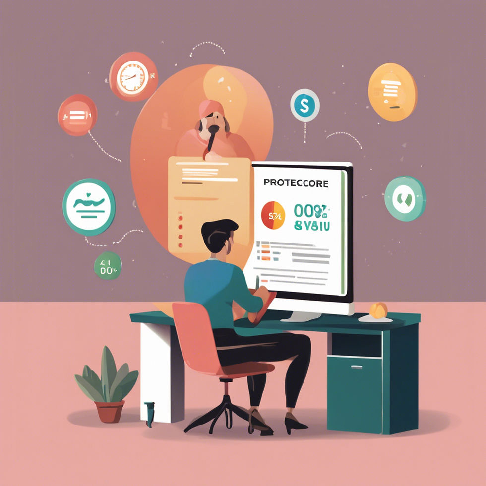 Man protecting his credit score.