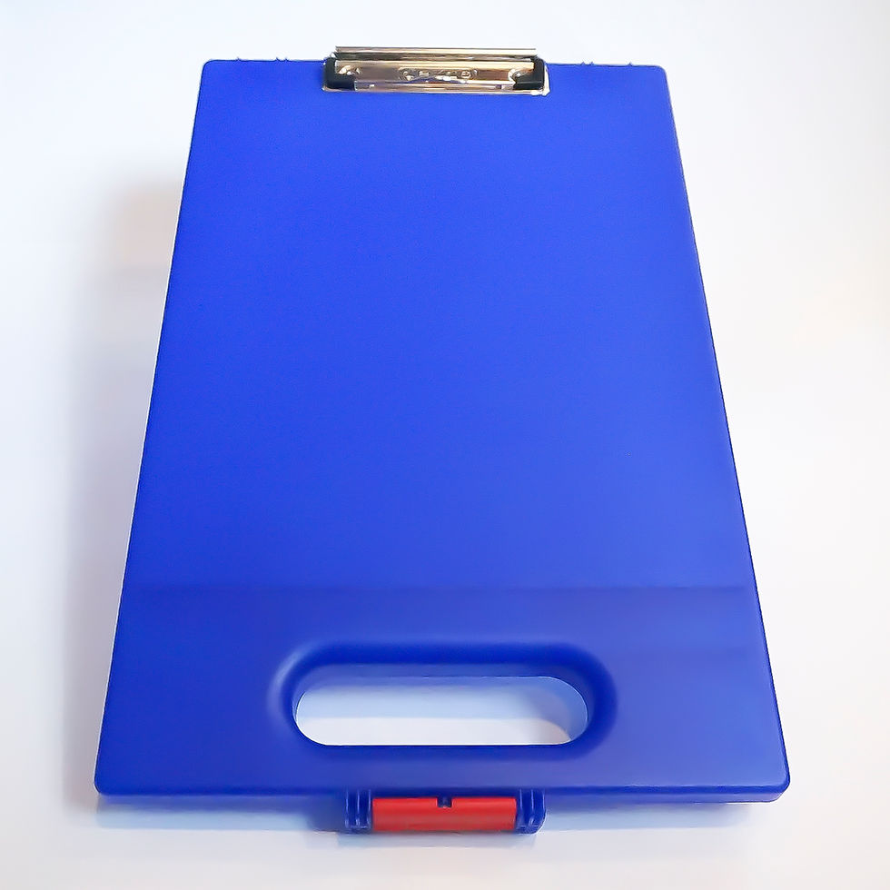Thumbnail: Colored Clipboard with Handle and Storage