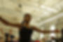 Dancer rehearsing