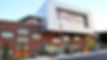 Exterior of modern brick building