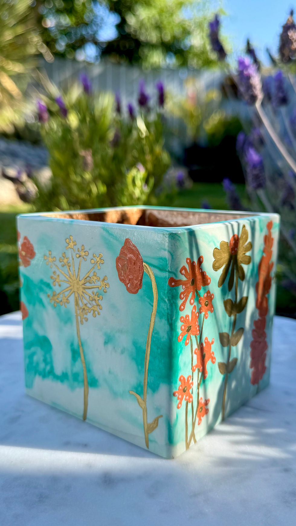 Thumbnail: Handmade Hand-Painted Vase – Artisanal Hand-Casted Piece to Match Any Style