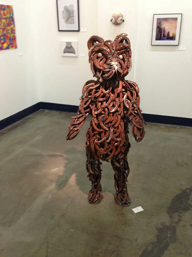 bear sculpture from tammy holland