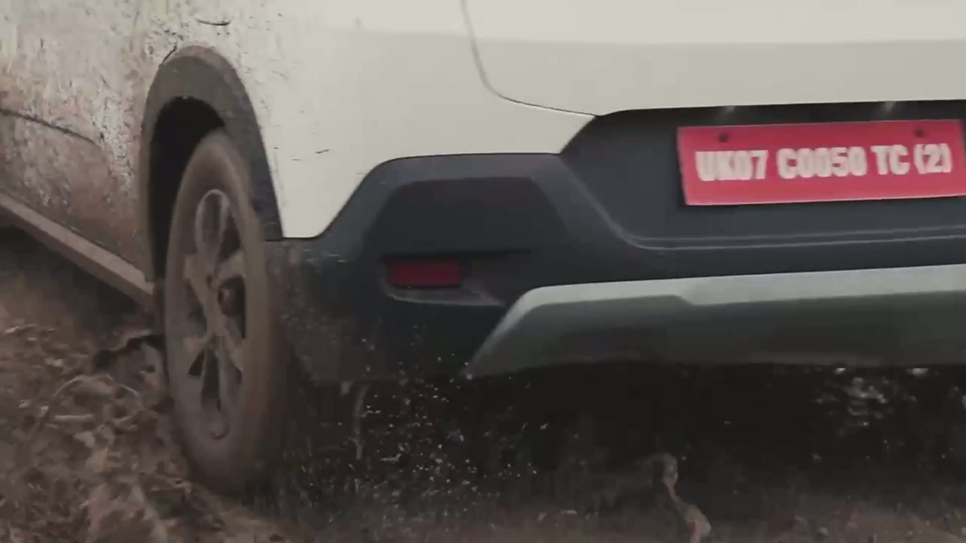 Mud at the rear wheel · Dehradun
