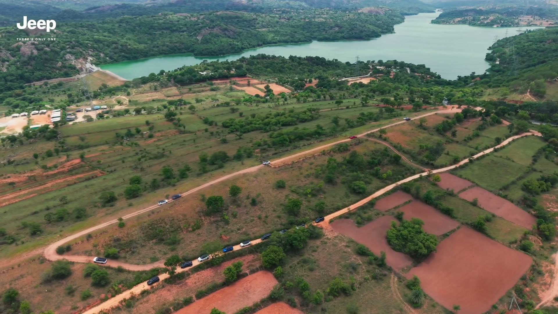 The route from above · Bengaluru