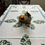 Thumbnail: Hand Block Printed  Dining Table Cloth- Large Buta