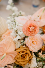 Wedding floral arrangement bouquet design