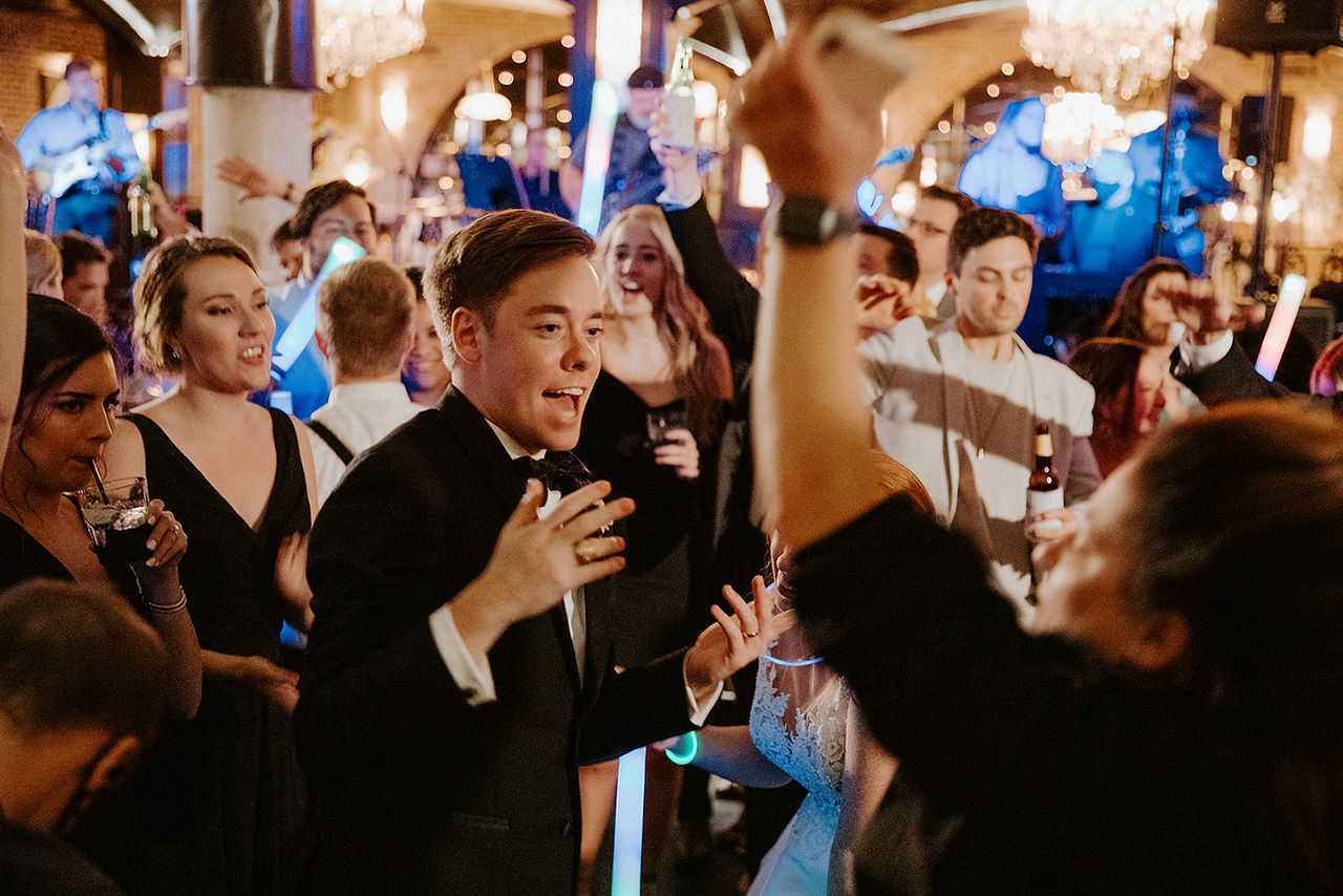 wedding reception dance floor