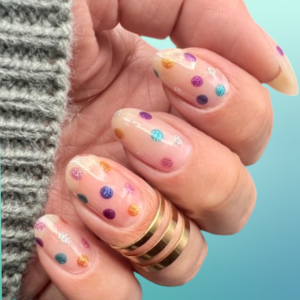 Miniaturbild: Polka Dot Sparkles (Overlay/ Negative Space)