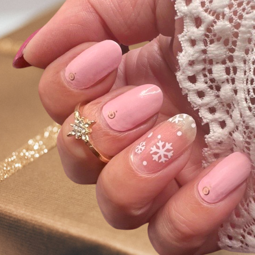 Thumbnail: Pink Snowflake Overlay