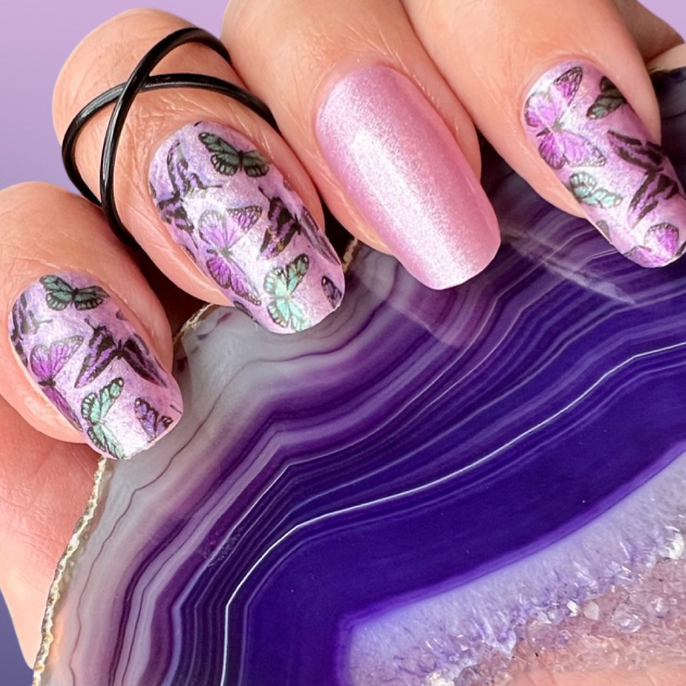 Miniature : Lavender Butterfly