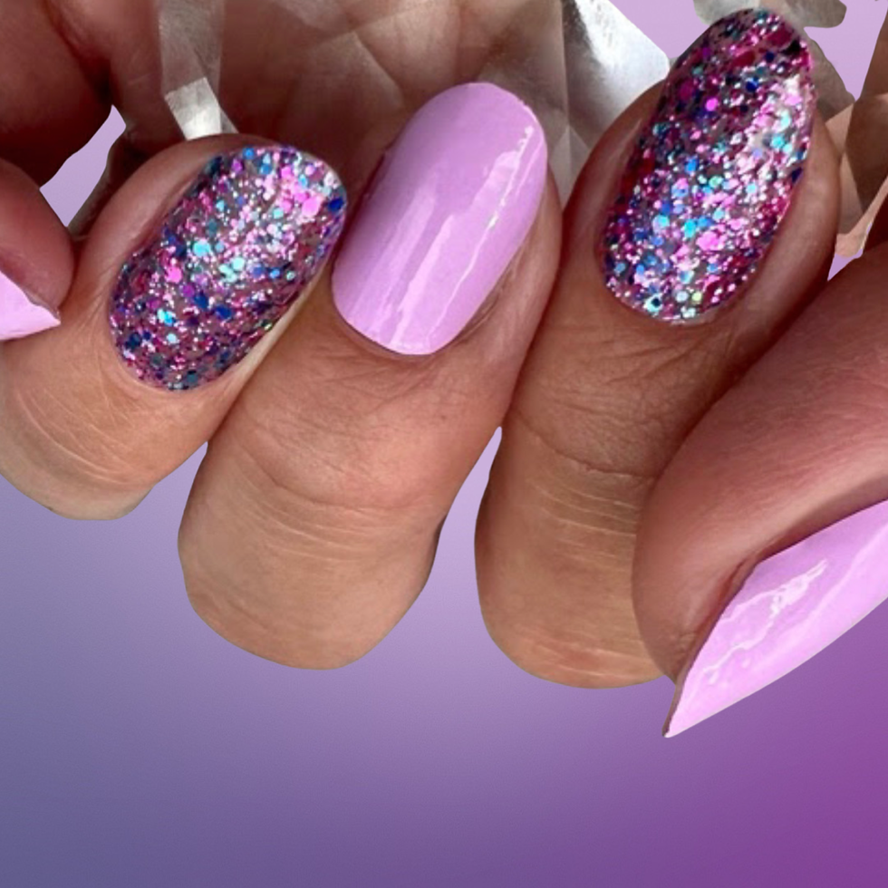 Mezcla de brillo de orquídeas