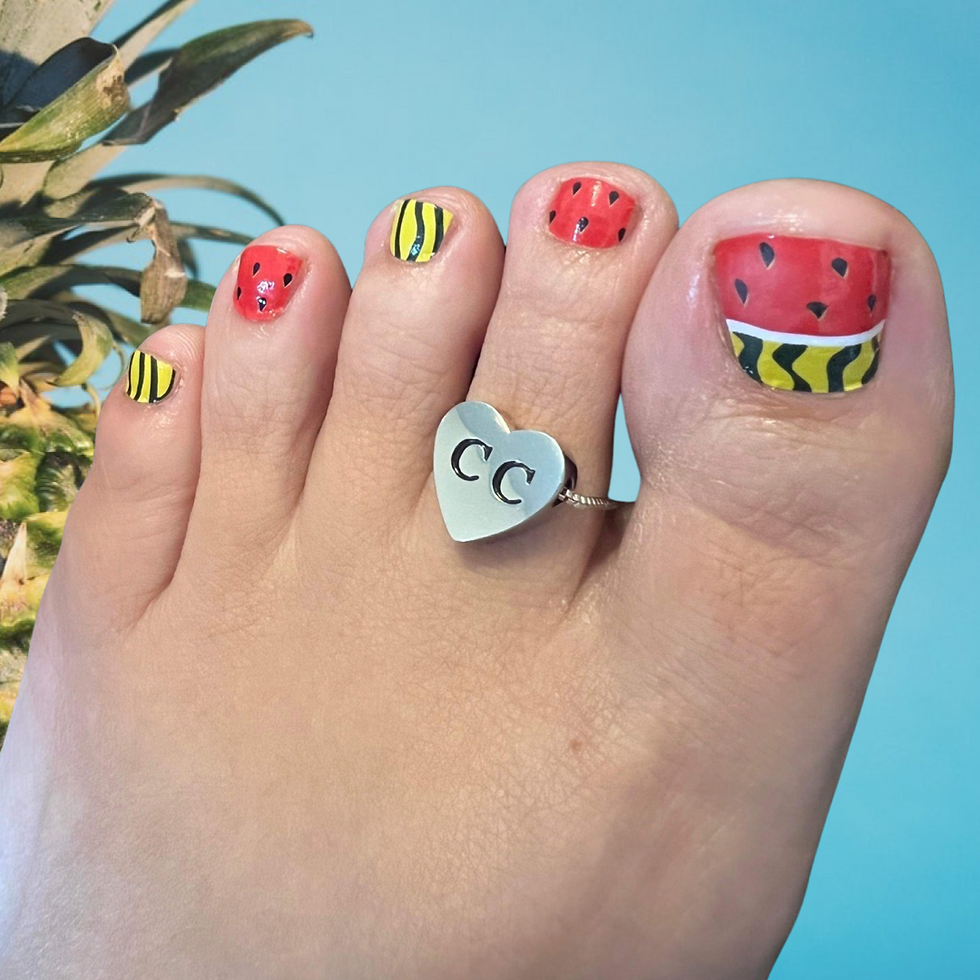 Watermelon Feet Pedi