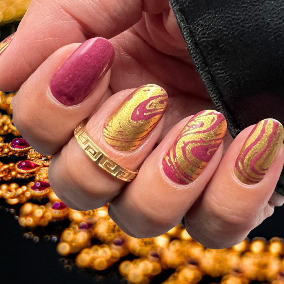Thumbnail: Ruby Gold Swirl