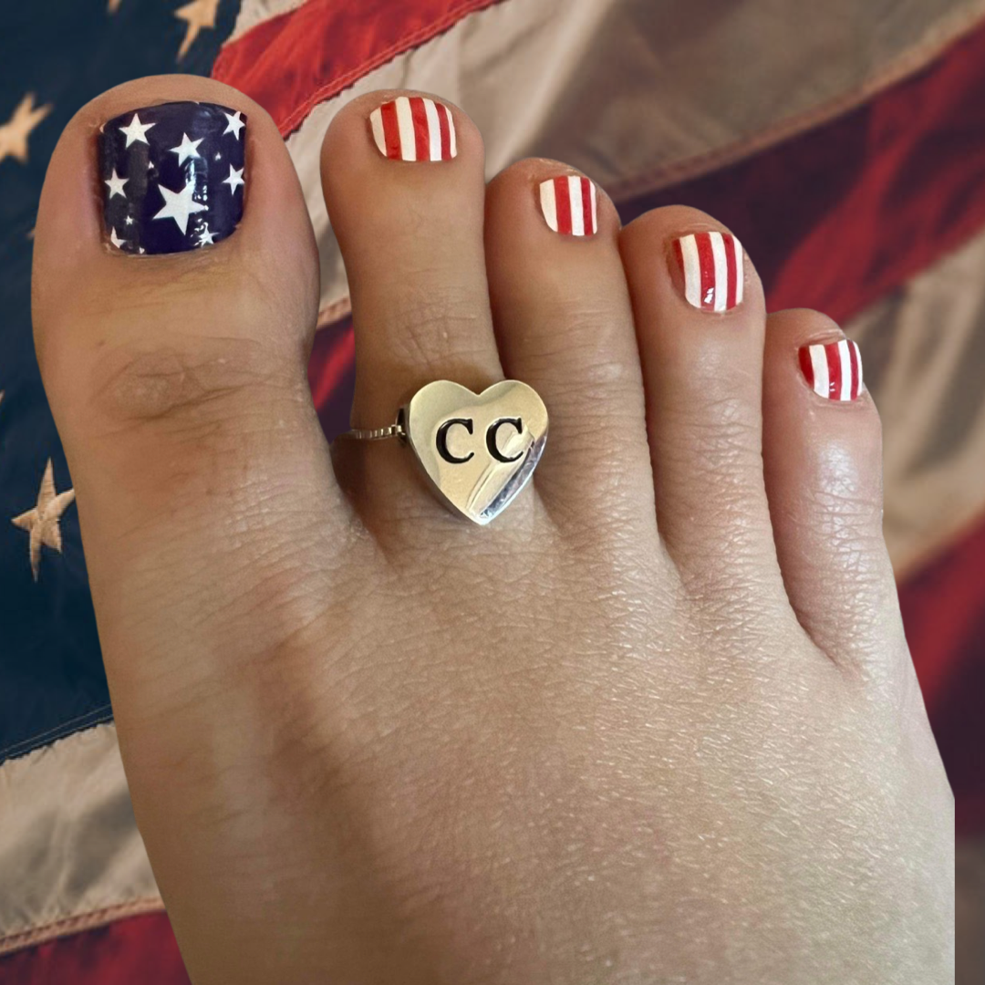 Stars and Stripes Pedi