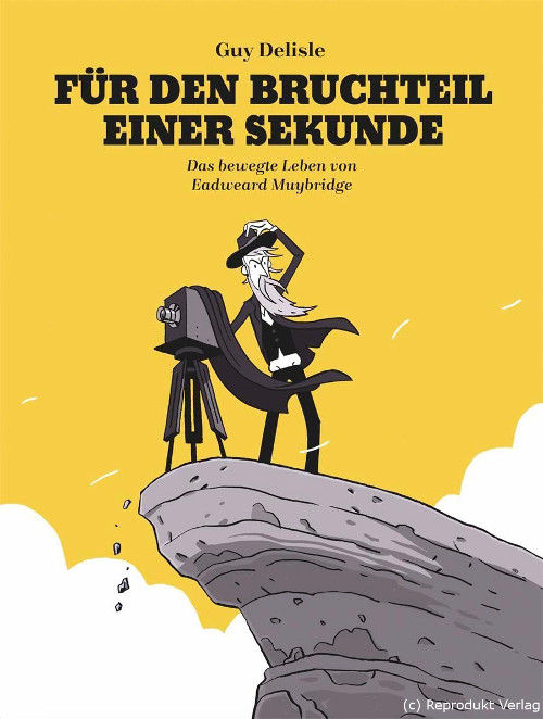 "Für den Bruchteil einer Sekunde": Spannende Graphic Novel über das Leben des Filmpioniers Eadweard Muybridge und den Weg zur ersten Filmvorführung.